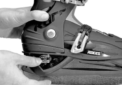 Roces Adjustable Ice Skate For Kids-Mod. Mck Ii H Red