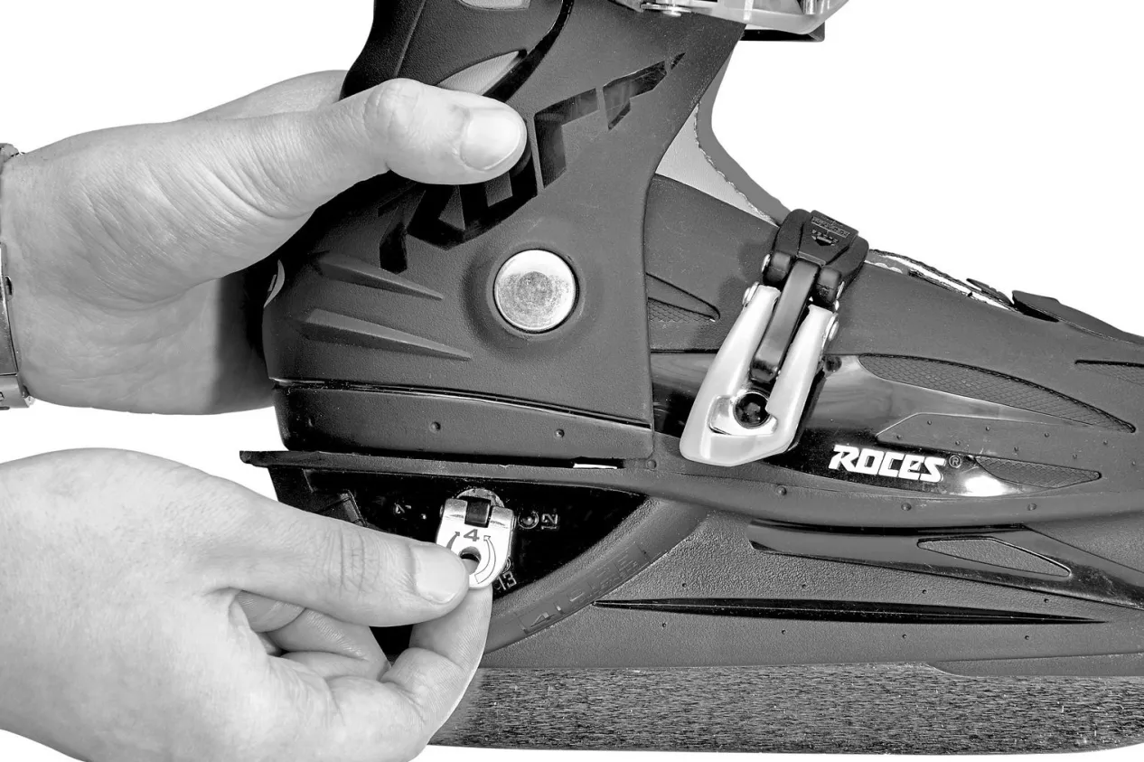 Roces Adjustable Ice Skate For Kids-Mod. Mck F Pink-White