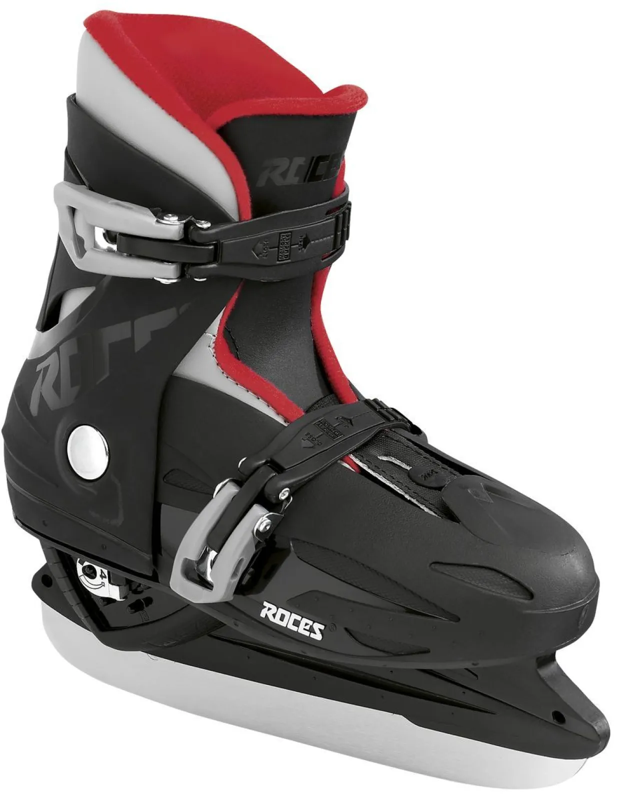Roces Adjustable Ice Skate For Kids-Mod. Mck Ii H Black