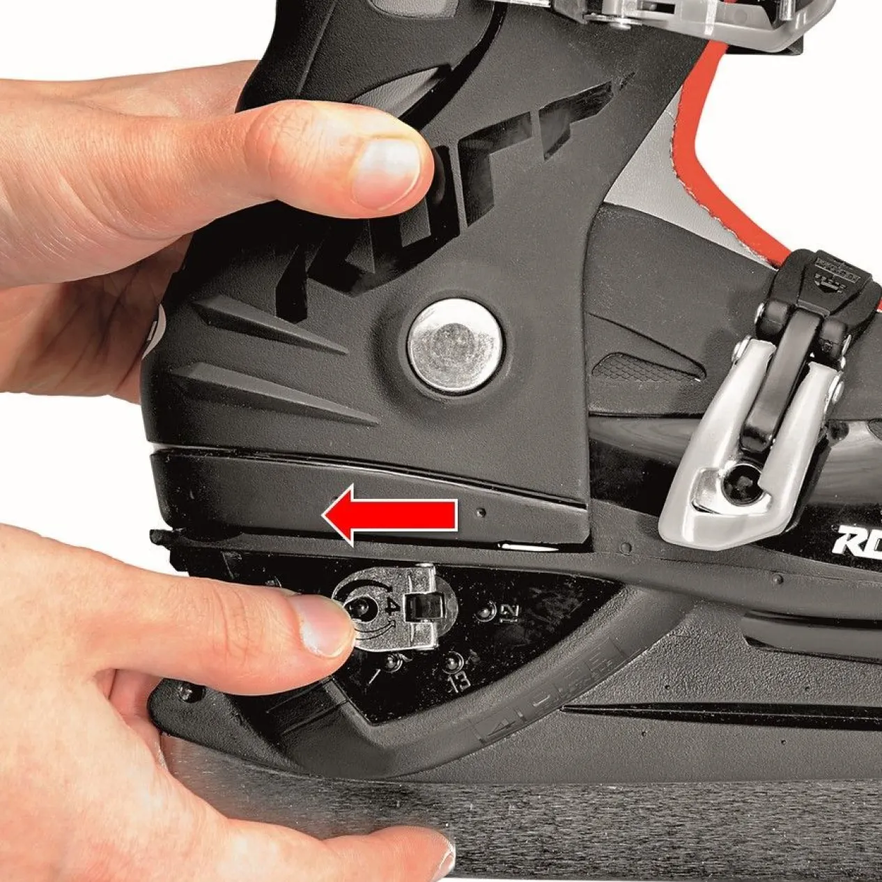 Roces Adjustable Ice Skate For Kids-Mod. Mck Ii H Black