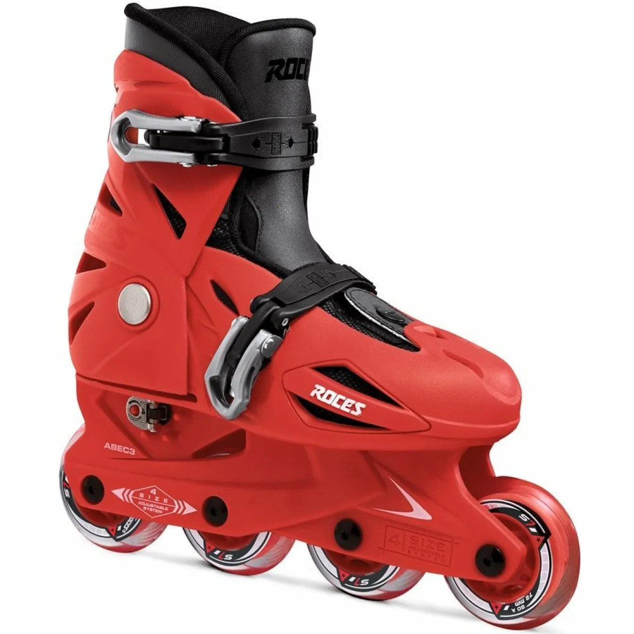 Roces Adjustable Inline Skate For Kids-Orlando Iii Red Sport