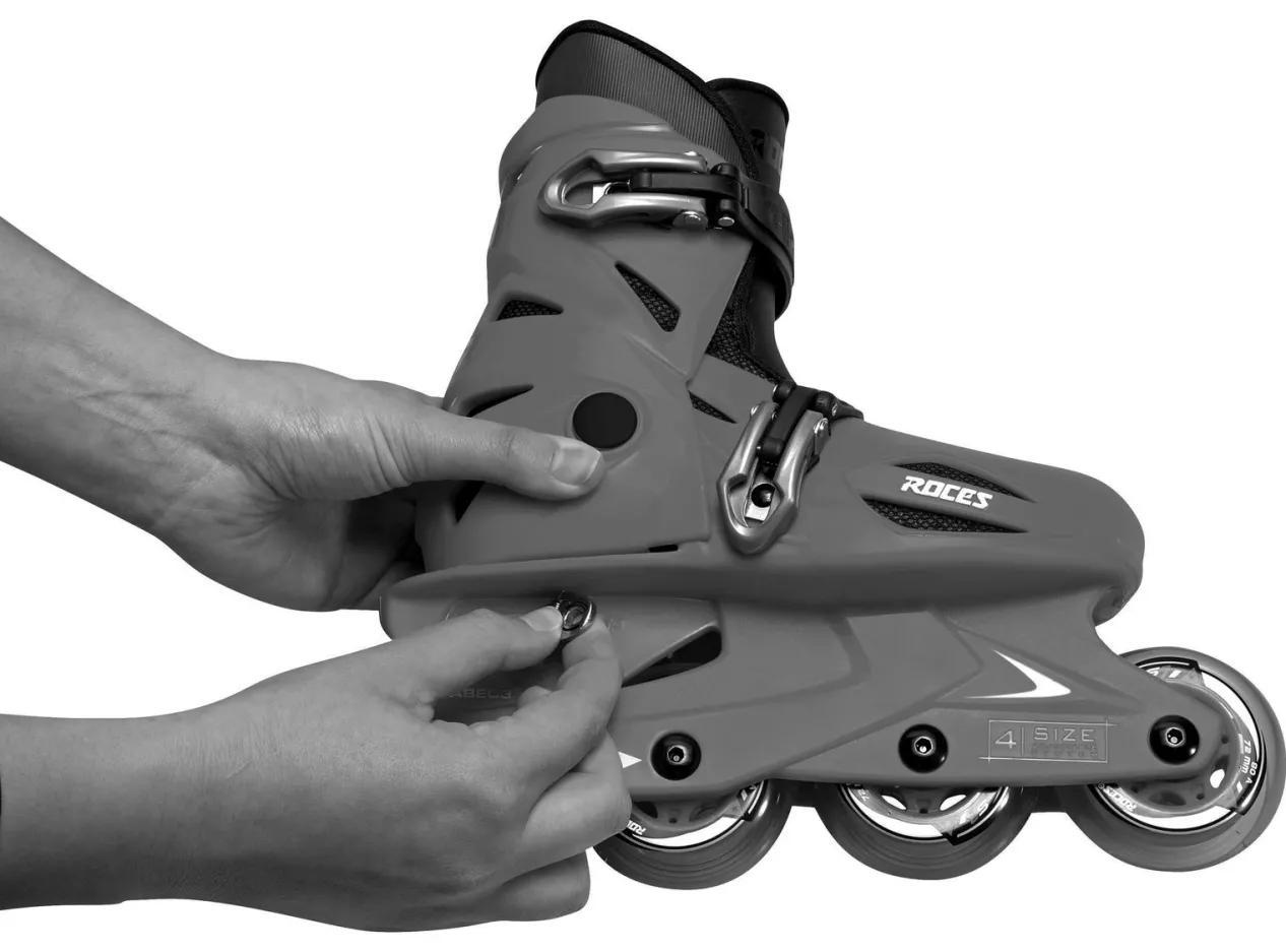 Roces Adjustable Inline Skate For Kids-Orlando Iii Red Sport
