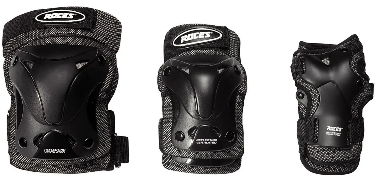 Roces Protectors-Mod. Junior Ventilated 3 Pack