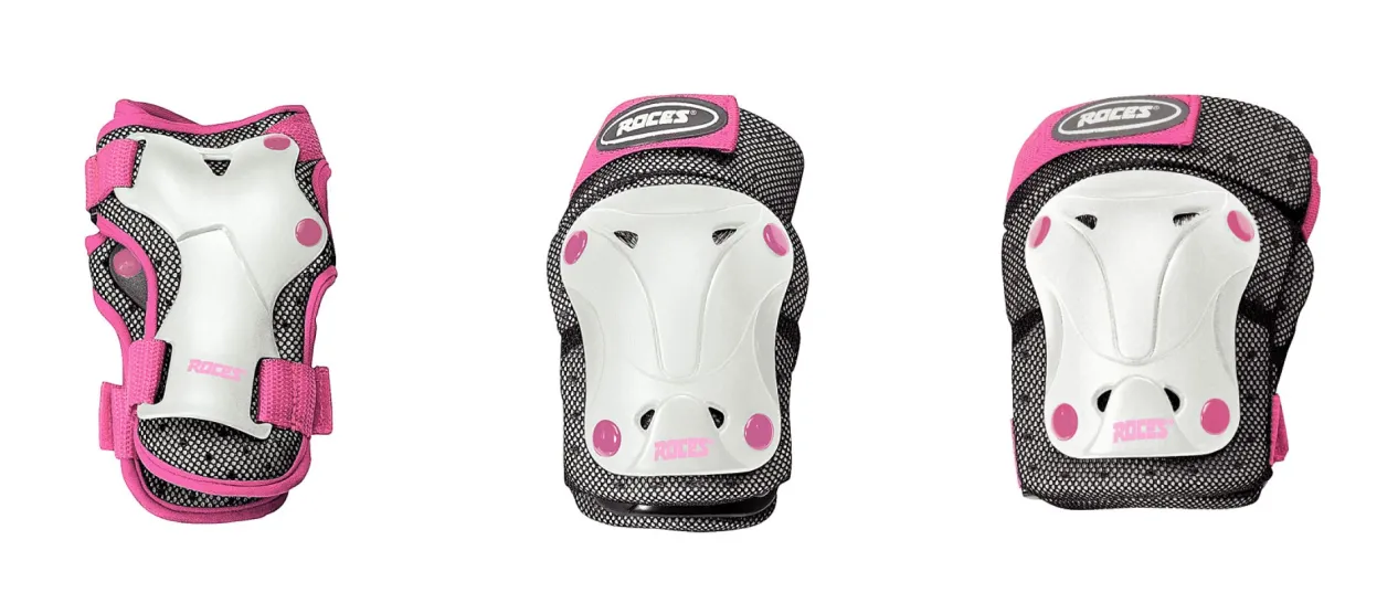 Roces Protectors-Mod. Junior Ventilated 3 Pack