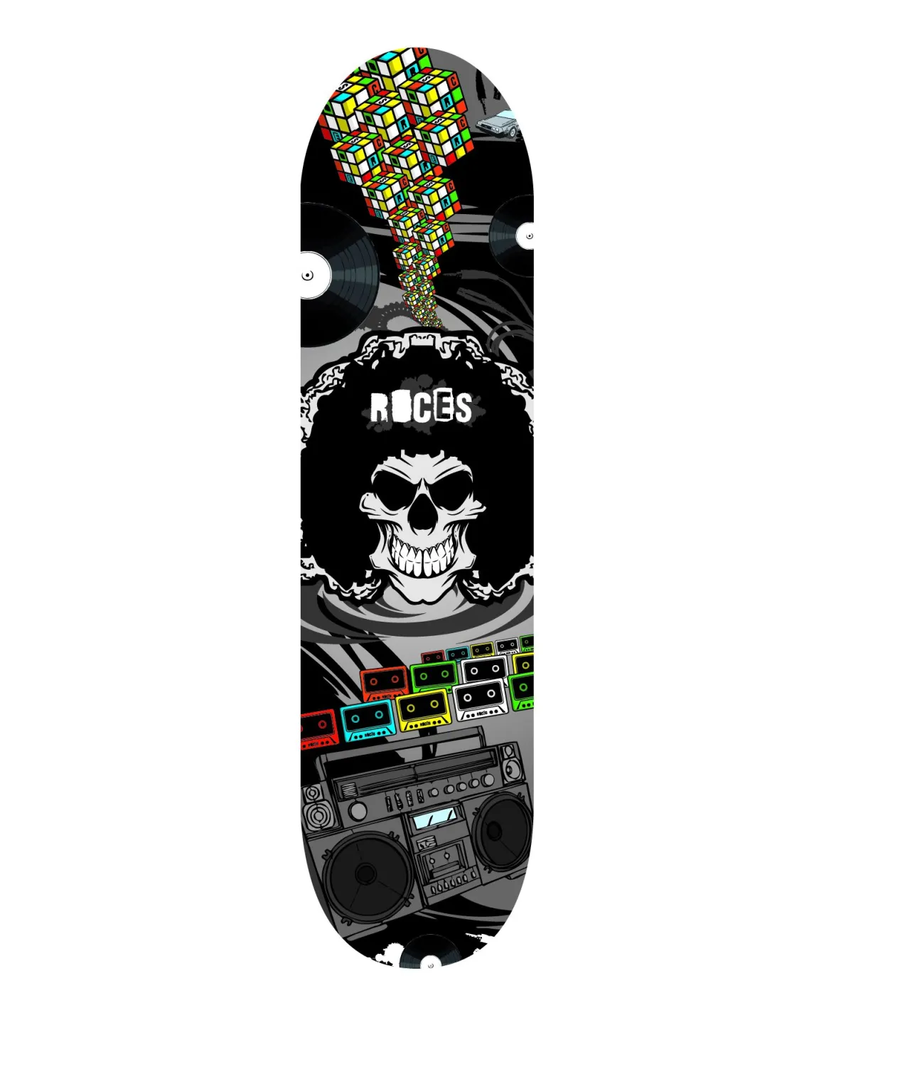 Roces Skateboard-Mod. Skull 80
