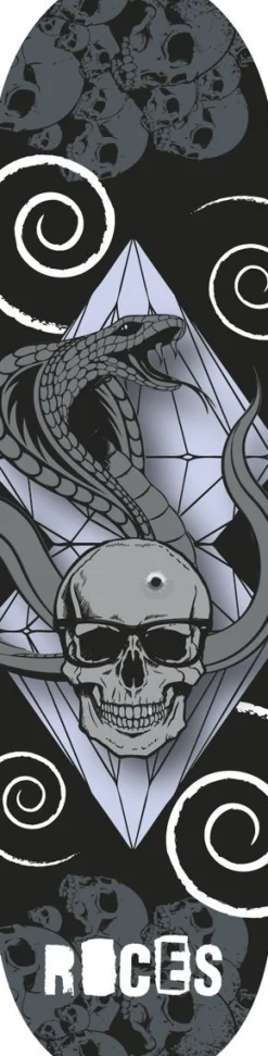 Roces Skateboard-Mod. Snake&Skull