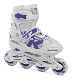 Roces The Adjustable Inline Skate Jokey 2.0 Girl White-Ultra Violet