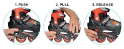 Roces The Adjustable Inline Skate Jokey 3.0 Girl White-Pink